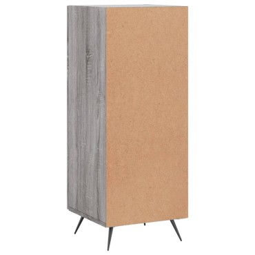 vidaXL Ντουλάπι Γκρι Sonoma 34,5x34x90cm από Επεξεργασμένο Ξύλο 1 τεμ.