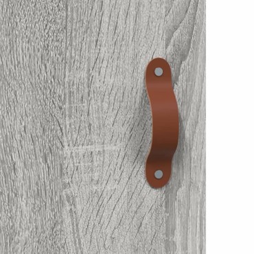 vidaXL Ντουλάπι Γκρι Sonoma 34,5x34x90cm από Επεξεργασμένο Ξύλο 1 τεμ.
