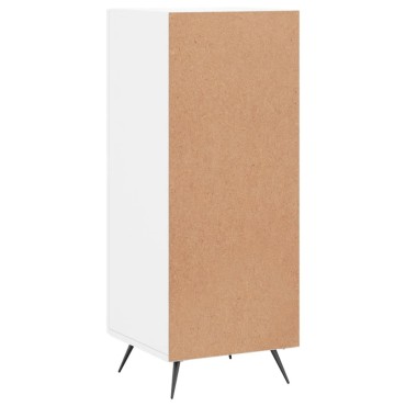 vidaXL Ντουλάπι Γυαλιστερό Λευκό 34,5x34x90cm Επεξεργασμένο Ξύλο 1 τεμ.