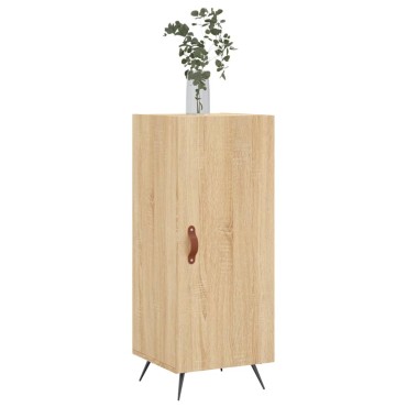 vidaXL Ντουλάπι Sonoma Δρυς 34,5x34x90cm από Επεξεργασμένο Ξύλο 1 τεμ.