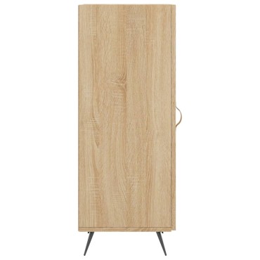 vidaXL Ντουλάπι Sonoma Δρυς 34,5x34x90cm από Επεξεργασμένο Ξύλο 1 τεμ.
