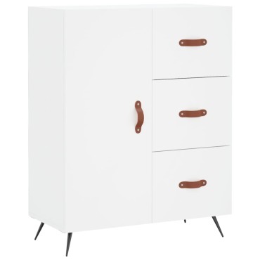 vidaXL Ντουλάπι Λευκό 69,5x34x180cm από Επεξεργασμένο Ξύλο 1 τεμ.