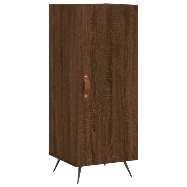 vidaXL Ντουλάπι Καφέ Δρυς 34,5x34x90cm Επεξεργασμένο Ξύλο 1 τεμ.