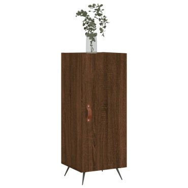 vidaXL Ντουλάπι Καφέ Δρυς 34,5x34x90cm Επεξεργασμένο Ξύλο 1 τεμ.