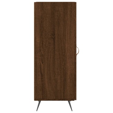 vidaXL Ντουλάπι Καφέ Δρυς 34,5x34x90cm Επεξεργασμένο Ξύλο 1 τεμ.