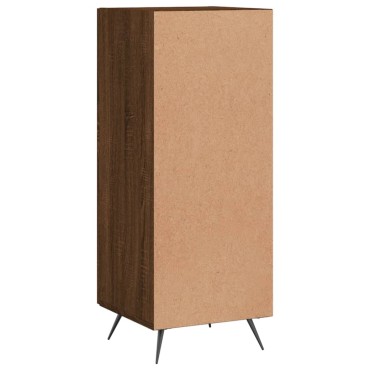 vidaXL Ντουλάπι Καφέ Δρυς 34,5x34x90cm Επεξεργασμένο Ξύλο 1 τεμ.