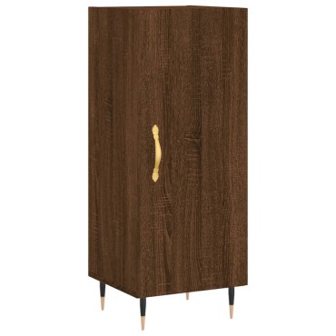 vidaXL Ντουλάπι Καφέ Δρυς 34,5x34x90cm Επεξεργασμένο Ξύλο 1 τεμ.