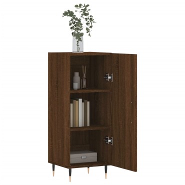 vidaXL Ντουλάπι Καφέ Δρυς 34,5x34x90cm Επεξεργασμένο Ξύλο 1 τεμ.
