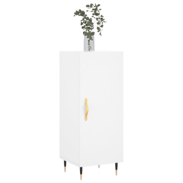 vidaXL Ντουλάπι Λευκό 34,5x34x90cm από Επεξεργασμένο Ξύλο 1 τεμ.