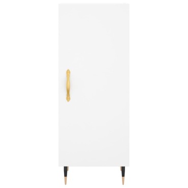 vidaXL Ντουλάπι Λευκό 34,5x34x90cm από Επεξεργασμένο Ξύλο 1 τεμ.