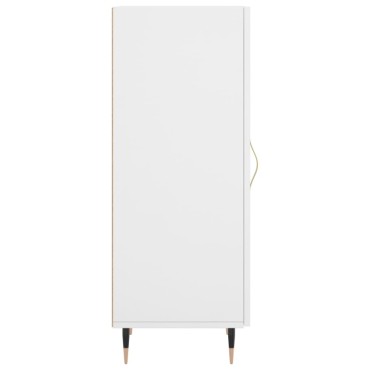 vidaXL Ντουλάπι Λευκό 34,5x34x90cm από Επεξεργασμένο Ξύλο 1 τεμ.