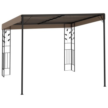 vidaXL Κιόσκι Επιτοίχιο Taupe 3 x 3 x 2,5 μ.