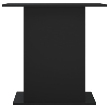 vidaXL Βάση Ενυδρείου Μαύρη 75x36x72,5 εκ. από Επεξεργασμένο Ξύλο