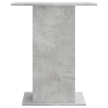 vidaXL Βάση Ενυδρείου Γκρι Σκυροδ. 60,5x36x72,5 εκ. Επεξεργασμένο Ξύλο