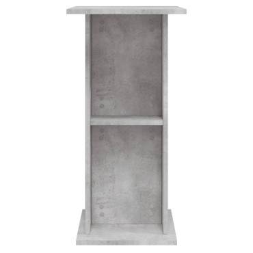 vidaXL Βάση Ενυδρείου Γκρι Σκυροδ. 60,5x36x72,5 εκ. Επεξεργασμένο Ξύλο