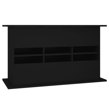 vidaXL Βάση Ενυδρείου Μαύρη 101 x 41 x 58 εκ. από Επεξεργασμένο Ξύλο