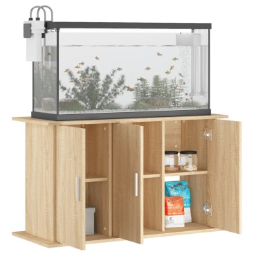 vidaXL Βάση Ενυδρείου Sonoma Δρυς 101x41x58 εκ. από Επεξεργασμένο Ξύλο