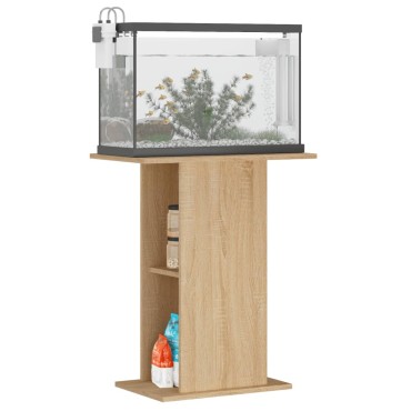 vidaXL Βάση Ενυδρείου Sonoma Δρυς 60,5x36x72,5 εκ. Επεξεργασμένο Ξύλο