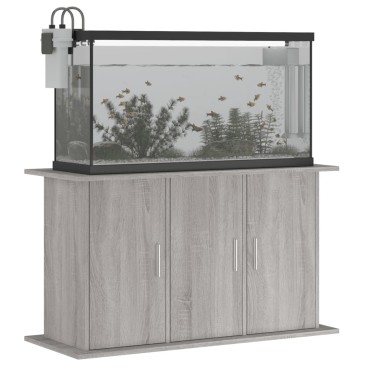 vidaXL Βάση Ενυδρείου Γκρι Sonoma 101x41x58 εκ. από Επεξεργασμένο Ξύλο