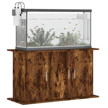 vidaXL Βάση Ενυδρείου Καπνιστή Δρυς 101x41x58 εκ. Επεξεργασμένο Ξύλο
