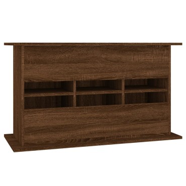 vidaXL Βάση Ενυδρείου Καφέ Δρυς 101x41x58 εκ. από Επεξεργασμένο Ξύλο