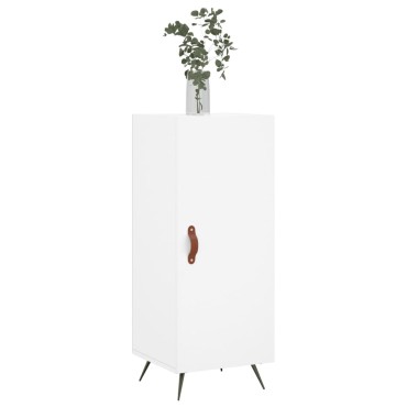 vidaXL Ντουλάπι Λευκό 34,5x34x90cm από Επεξεργασμένο Ξύλο 1 τεμ.