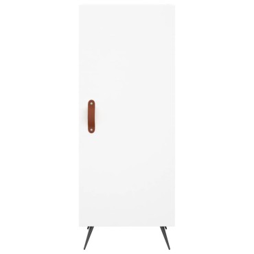 vidaXL Ντουλάπι Λευκό 34,5x34x90cm από Επεξεργασμένο Ξύλο 1 τεμ.