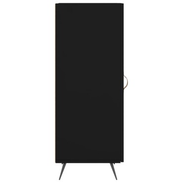 vidaXL Ντουλάπι Μαύρο 34,5x34x90cm από Επεξεργασμένο Ξύλο 1 τεμ.