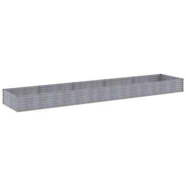 vidaXL Ζαρντινιέρα 482 x 100 x 36 εκ. από Ατσάλι Σκληρυθέν στον Αέρα
