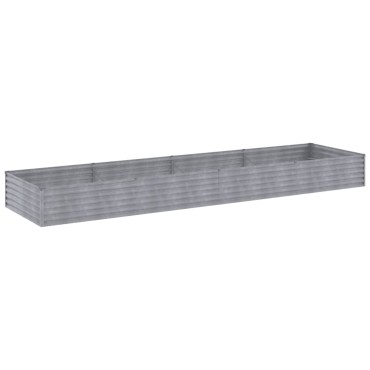 vidaXL Ζαρντινιέρα 387 x 100 x 36 εκ. από Ατσάλι Σκληρυθέν στον Αέρα