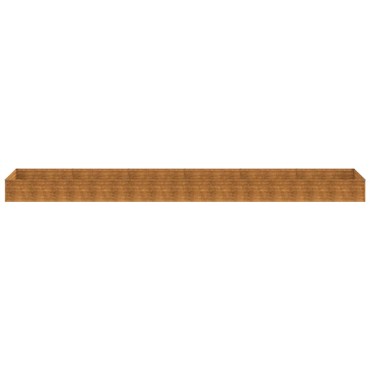 vidaXL Ζαρντινιέρα 579 x 100 x 36 εκ. από Ατσάλι Σκληρυθέν στον Αέρα