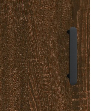 vidaXL Ντουλάπι Καφέ Δρυς 69,5x34x180cm από Επεξεργασμένο Ξύλο 1 τεμ.