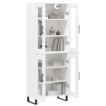 vidaXL Ντουλάπι Λευκό 69,5x34x180cm από Επεξεργασμένο Ξύλο 1 τεμ.