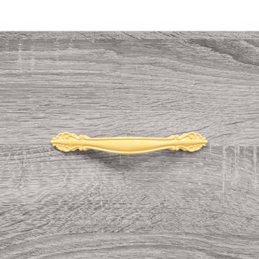 vidaXL Ντουλάπι Γκρι Sonoma 69,5x34x180cm Επεξεργασμένο Ξύλο 1 τεμ.