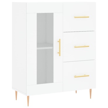 vidaXL Ντουλάπι Λευκό 69,5x34x180cm από Επεξεργασμένο Ξύλο 1 τεμ.