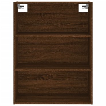 vidaXL Ντουλάπι Καφέ Δρυς 69,5x34x180cm από Επεξεργασμένο Ξύλο 1 τεμ.