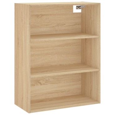 vidaXL Ντουλάπι Sonoma δρυς 69,5x34x180cm από Επεξεργασμένο Ξύλο 1 τεμ.
