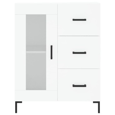 vidaXL Ντουλάπι Λευκό 69,5x34x180cm από Επεξεργασμένο Ξύλο 1 τεμ.
