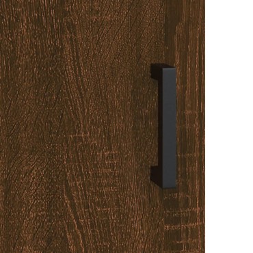 vidaXL Ντουλάπι Καφέ Δρυς 69,5x34x180cm από Επεξεργασμένο Ξύλο 1 τεμ.
