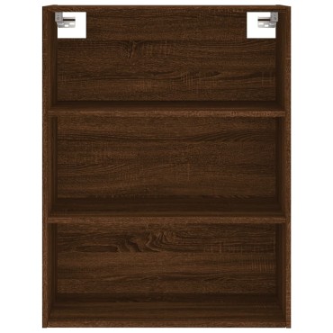 vidaXL Ντουλάπι Καφέ Δρυς 69,5x34x180cm από Επεξεργασμένο Ξύλο 1 τεμ.