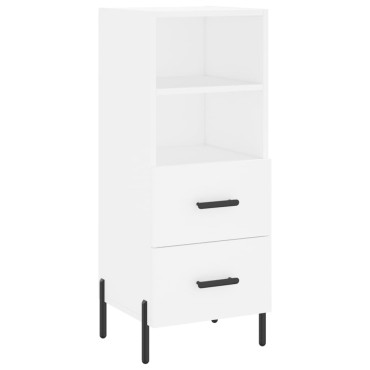 vidaXL Ντουλάπι Λευκό 34,5x34x180cm από Επεξεργασμένο Ξύλο 1 τεμ.