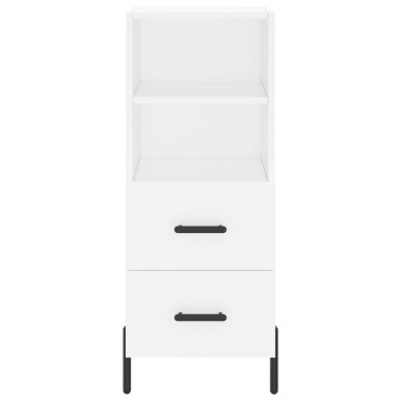 vidaXL Ντουλάπι Λευκό 34,5x34x180cm από Επεξεργασμένο Ξύλο 1 τεμ.