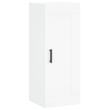 vidaXL Ντουλάπι Λευκό 34,5x34x180cm από Επεξεργασμένο Ξύλο 1 τεμ.