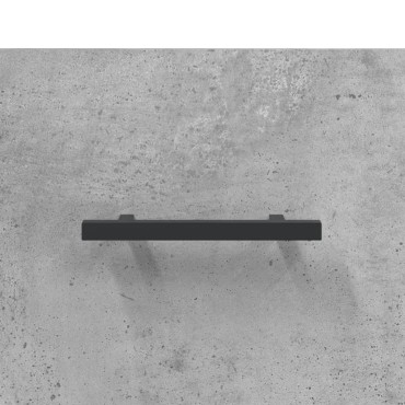 vidaXL Ντουλάπι Γκρι Σκυροδέματος 34,5x34x180cm Επεξεργασμένο Ξύλο 1 τεμ.