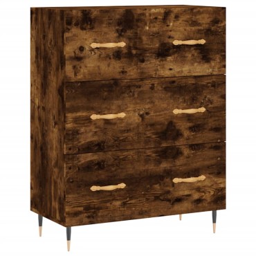 vidaXL Ντουλάπι Καπνιστή Δρυς 69,5x34x180cm από Επεξεργασμένο Ξύλο 1 τεμ.