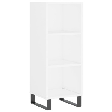 vidaXL Ντουλάπι Λευκό 34,5x34x180cm από Επεξεργασμένο Ξύλο 1 τεμ.