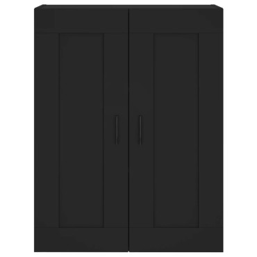 vidaXL Ντουλάπι Μαύρο 69,5x34x180cm από Επεξεργασμένο Ξύλο 1 τεμ.