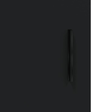 vidaXL Ντουλάπι Μαύρο 69,5x34x180cm από Επεξεργασμένο Ξύλο 1 τεμ.
