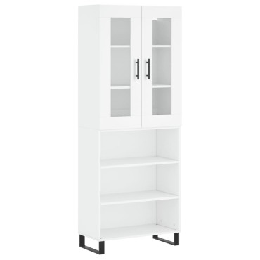 vidaXL Ντουλάπι Λευκό 69,5x34x180cm από Επεξεργασμένο Ξύλο 1 τεμ.