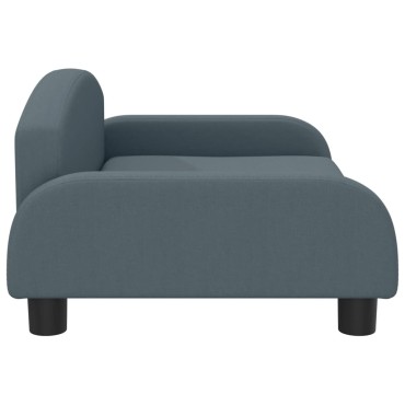 vidaXL Καναπές Παιδικός Σκούρο Γκρι 70x45x30cm από Ύφασμα 1 τεμ.
